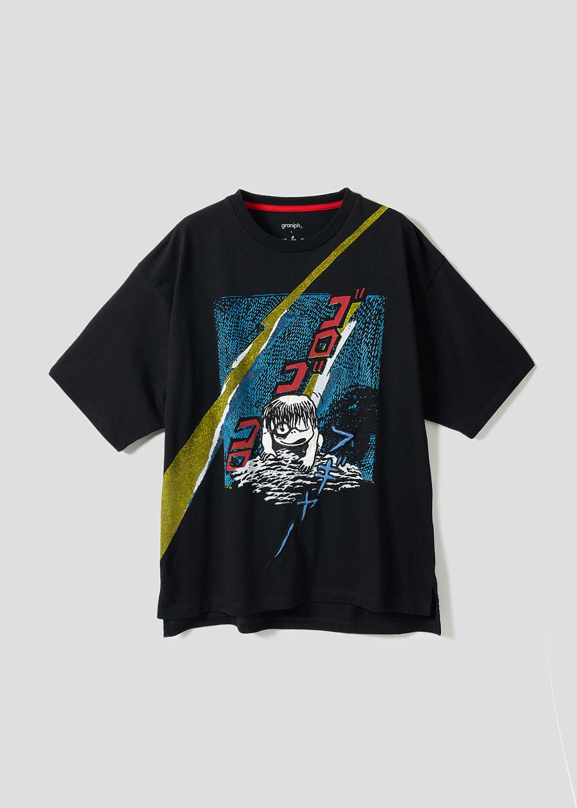 Shigeru Mizuki Big Silhouette Half Sleeve Tee (Shigeru Mizuki_The Birth of Kitaro)