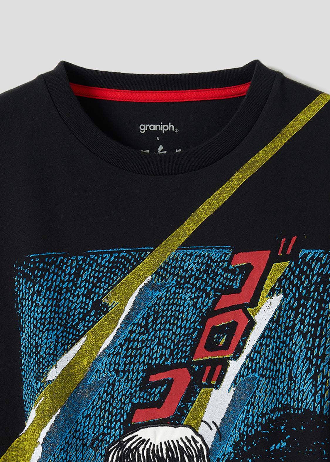 Shigeru Mizuki Big Silhouette Half Sleeve Tee (Shigeru Mizuki_The Birth of Kitaro) - Image 4