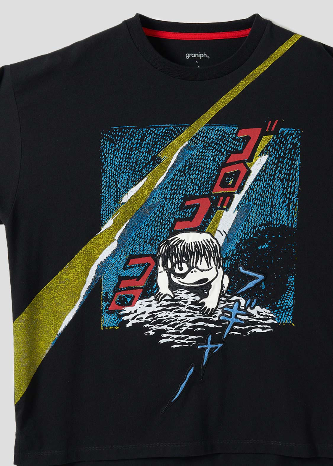 Shigeru Mizuki Big Silhouette Half Sleeve Tee (Shigeru Mizuki_The Birth of Kitaro) - Image 5