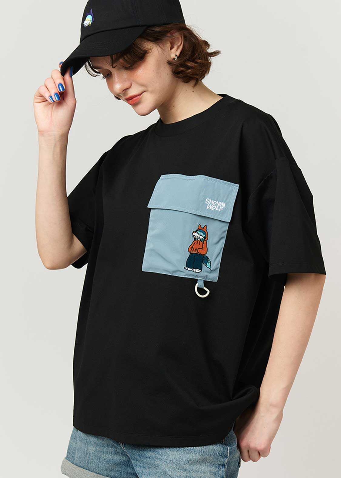 Shonen Wolf | Dry Big Silhouette T-Shirt - Image 6