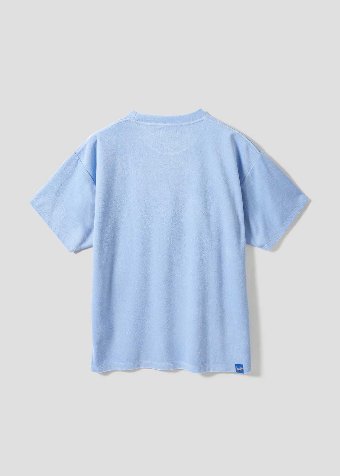 Nagasugiru Inu Playing With Waves | Big Silhouette Pile T-Shirt - Image 2