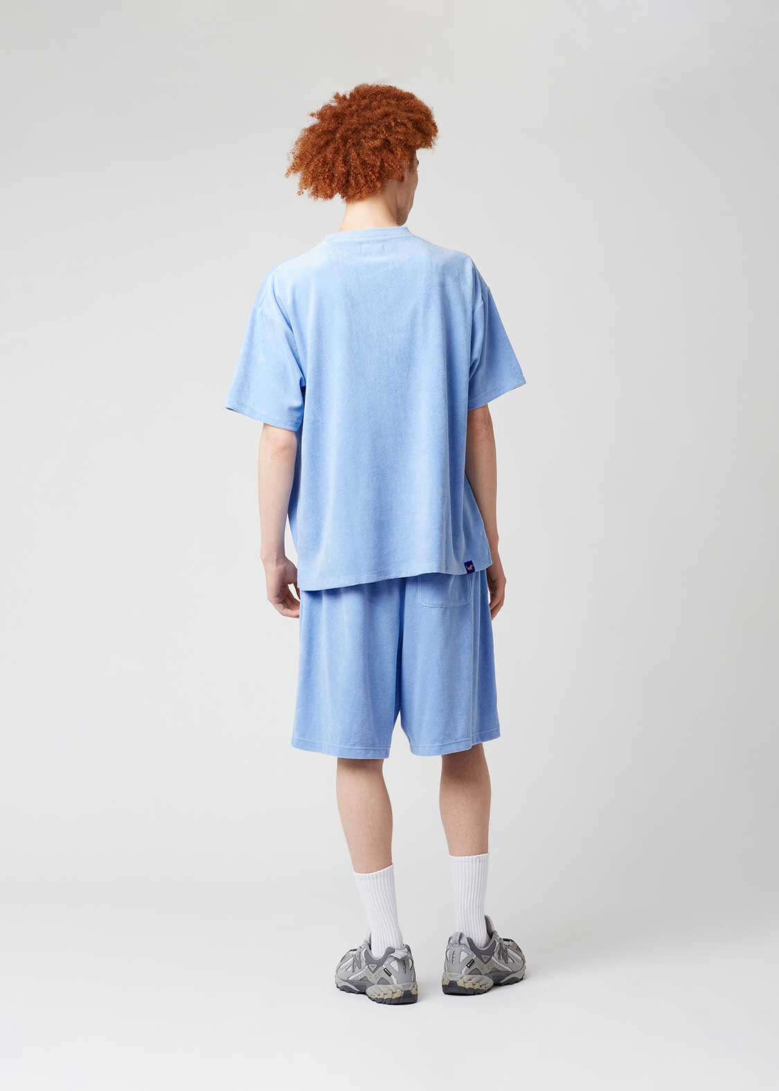 Nagasugiru Inu Playing With Waves | Big Silhouette Pile T-Shirt - Image 8
