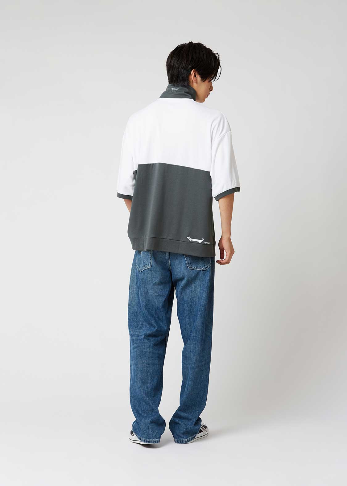 Hiesugiruinu (Nagasugiruinu) | Half-Zip Big Silhouette T-Shirt - Image 8