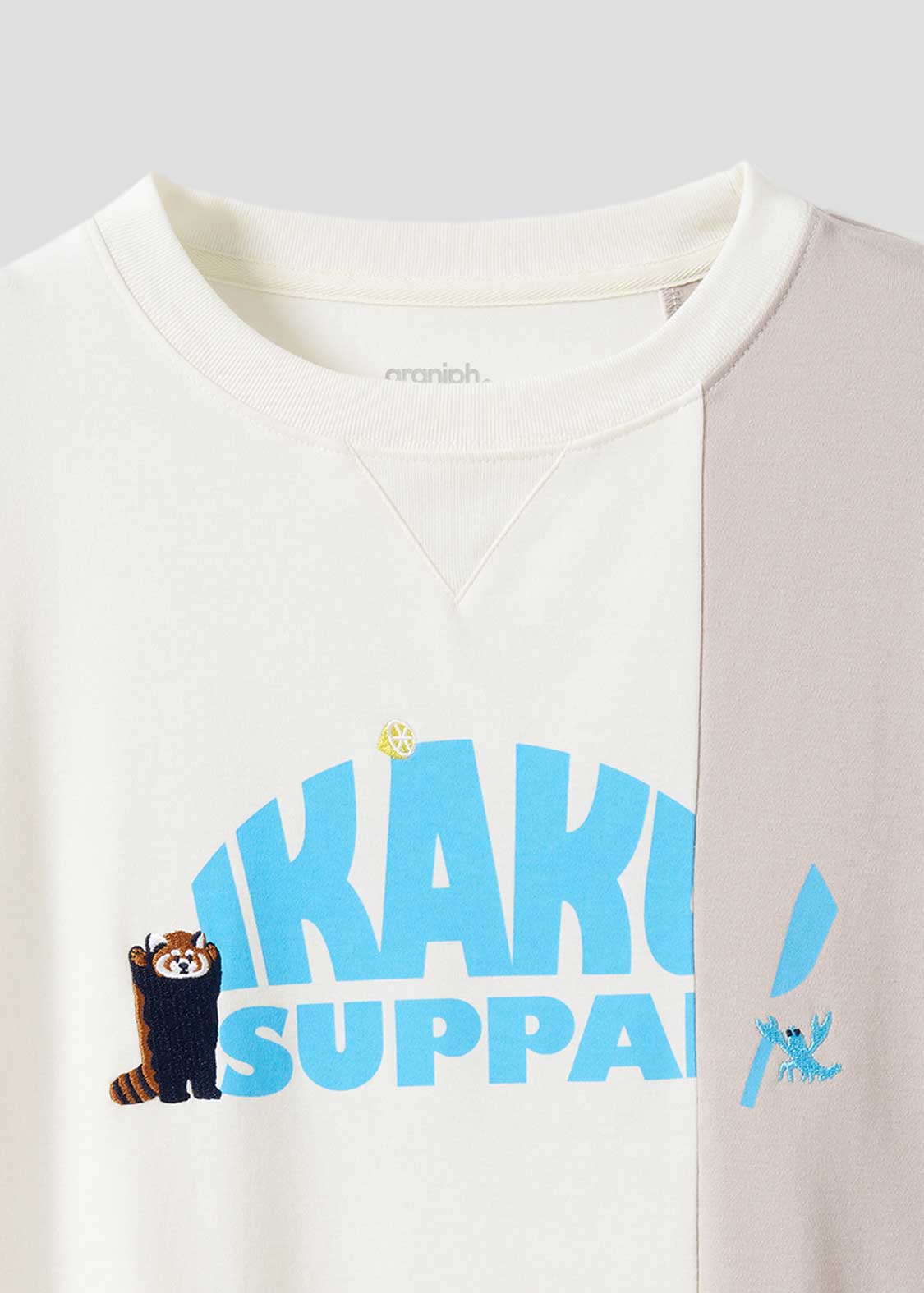 Ikaku Supai | Big Silhouette T-Shirt With Switching - Image 3