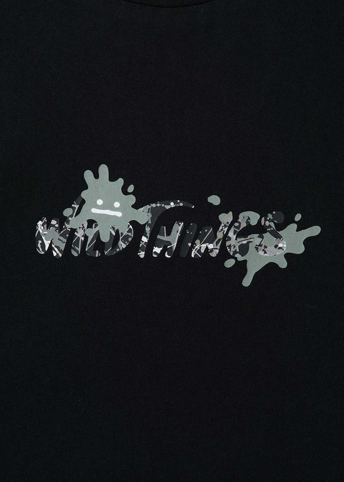 Beautiful Shadow Wild Things Black | Side Pocket Oversized T-Shirt - Image 4