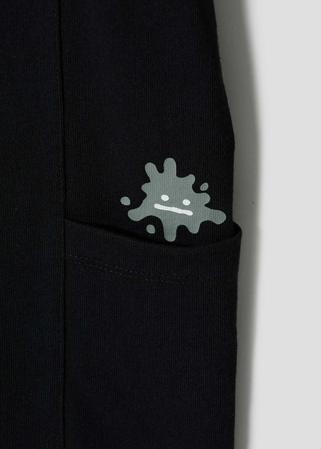 Beautiful Shadow Wild Things Black | Side Pocket Oversized T-Shirt - Image 5