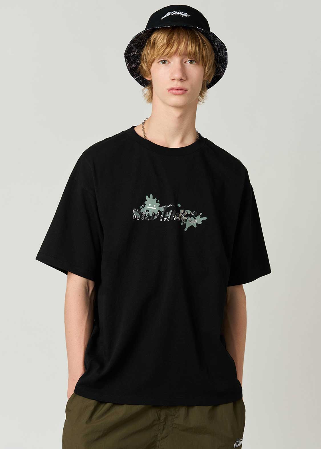 Beautiful Shadow Wild Things Black | Side Pocket Oversized T-Shirt - Image 7