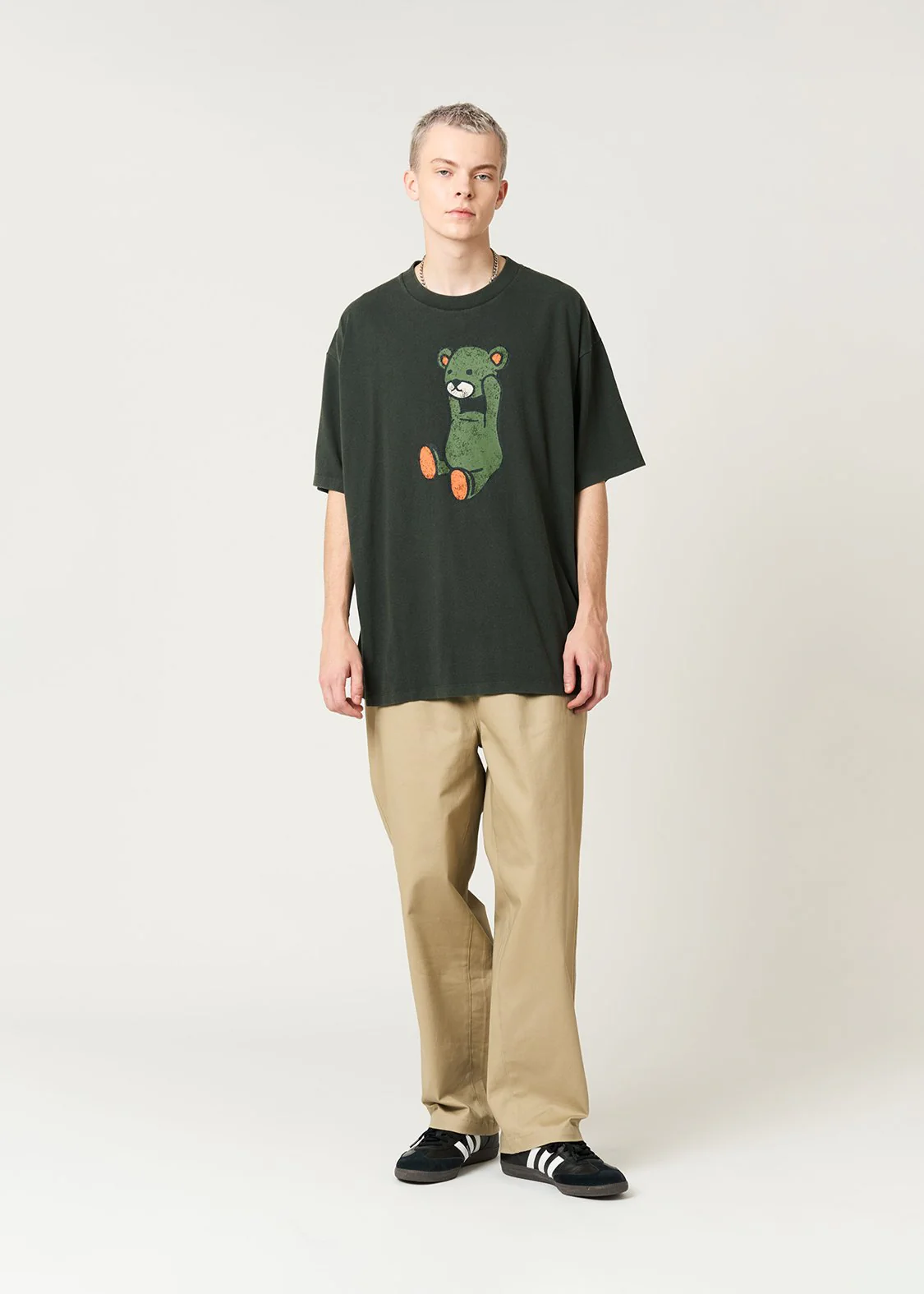 Control Bear 2 | Snow Wash Oversized T-Shirt - Image 8