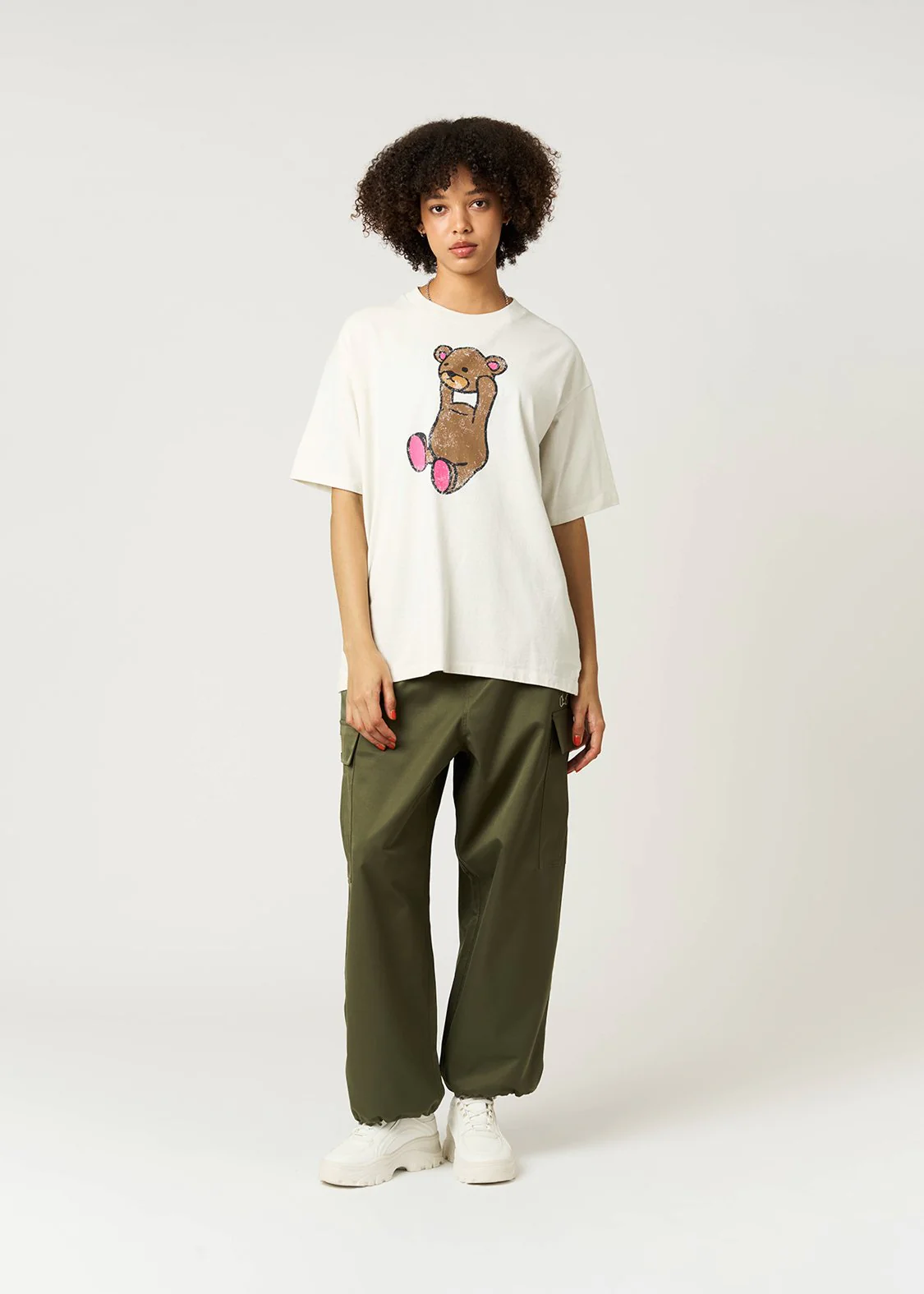 Control Bear | Snow Wash Oversized T-Shirt - Image 10