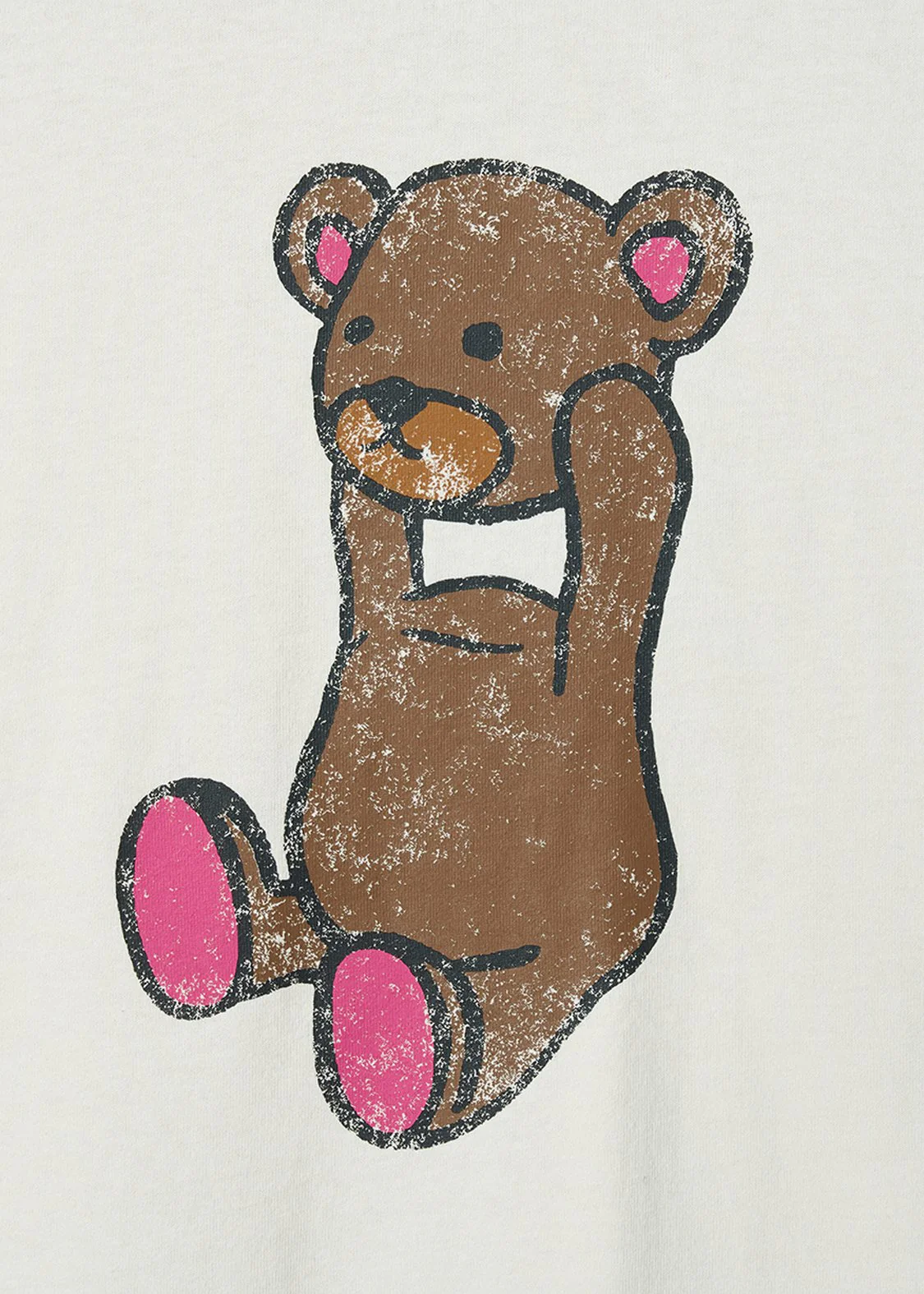 Control Bear | Snow Wash Oversized T-Shirt - Image 3