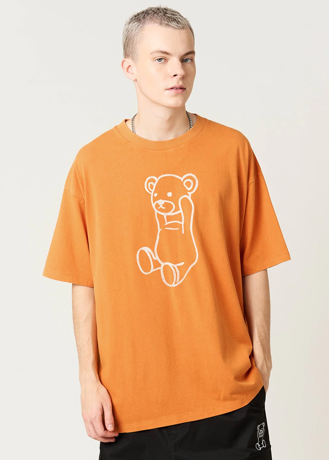 Control Bear 3 | Snow Wash Oversized T-Shirt - Image 7