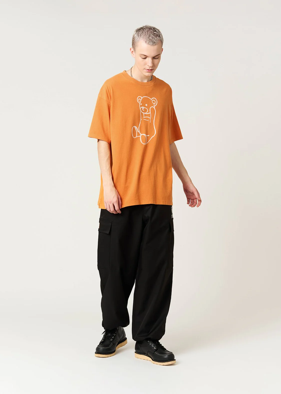 Control Bear 3 | Snow Wash Oversized T-Shirt - Image 8