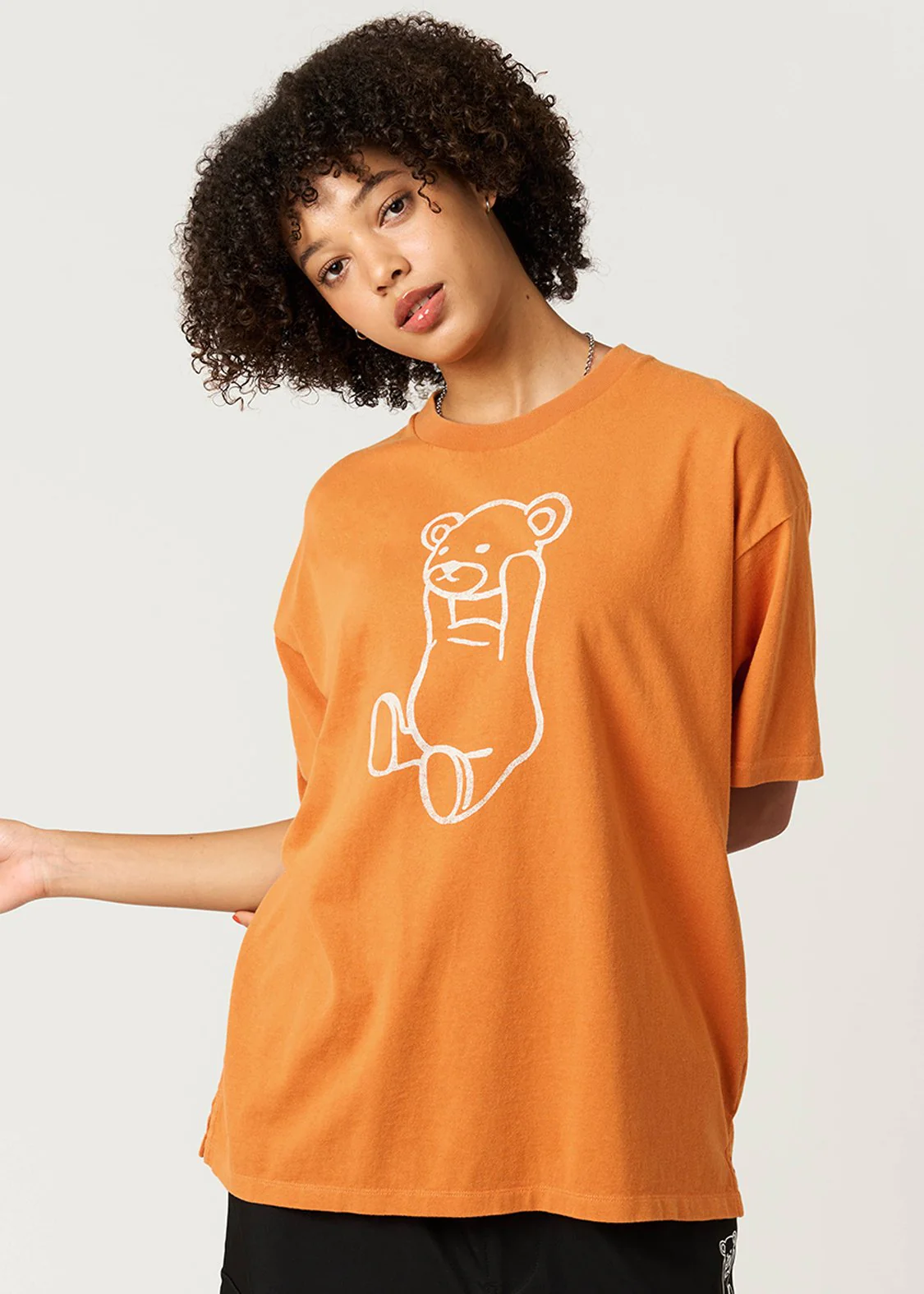 Control Bear 3 | Snow Wash Oversized T-Shirt - Image 9