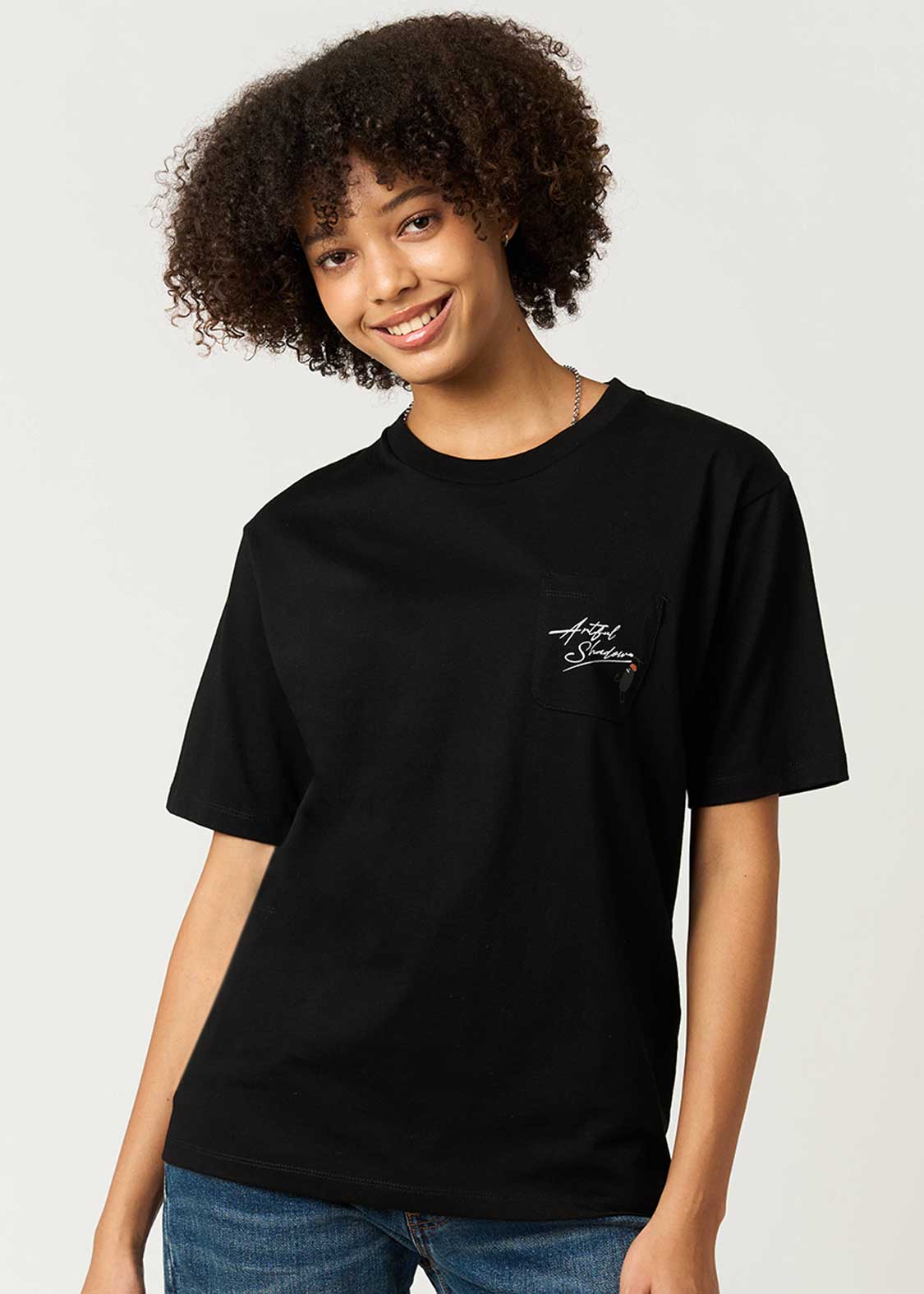 Artful Shadow Black | Pocket T-Shirt - Image 6
