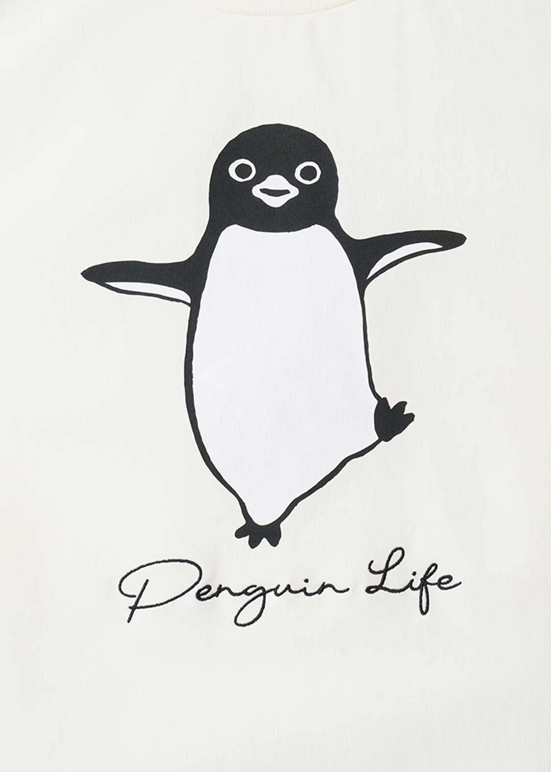 Sakazaki Chiharu – Penguin Life | Side Pocket Oversized T-Shirt - Image 4