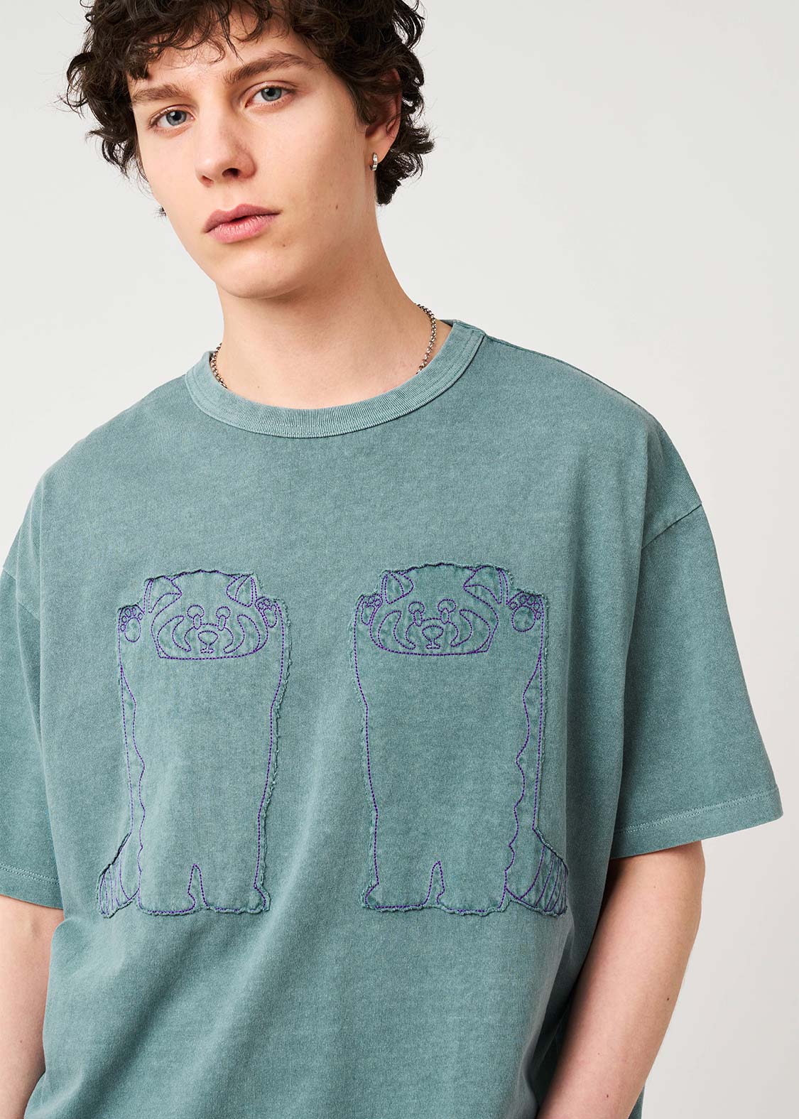 Ikaku | Pigment Big Silhouette T-Shirt - Image 6