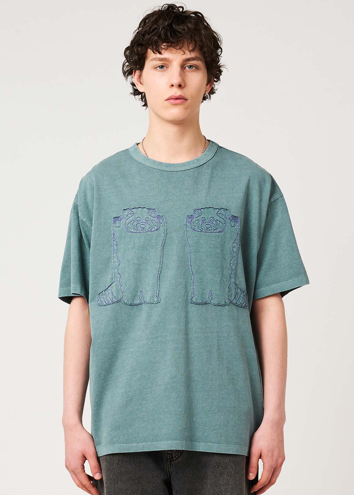 Ikaku | Pigment Big Silhouette T-Shirt - Image 7
