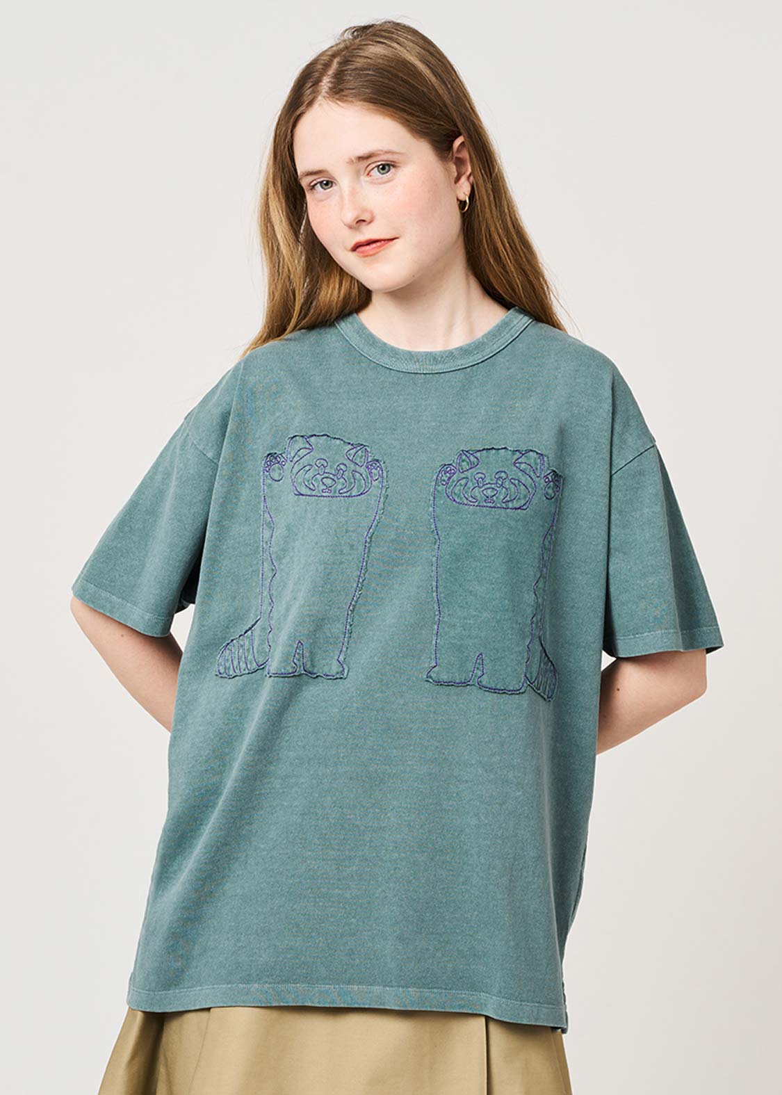 Ikaku | Pigment Big Silhouette T-Shirt - Image 9