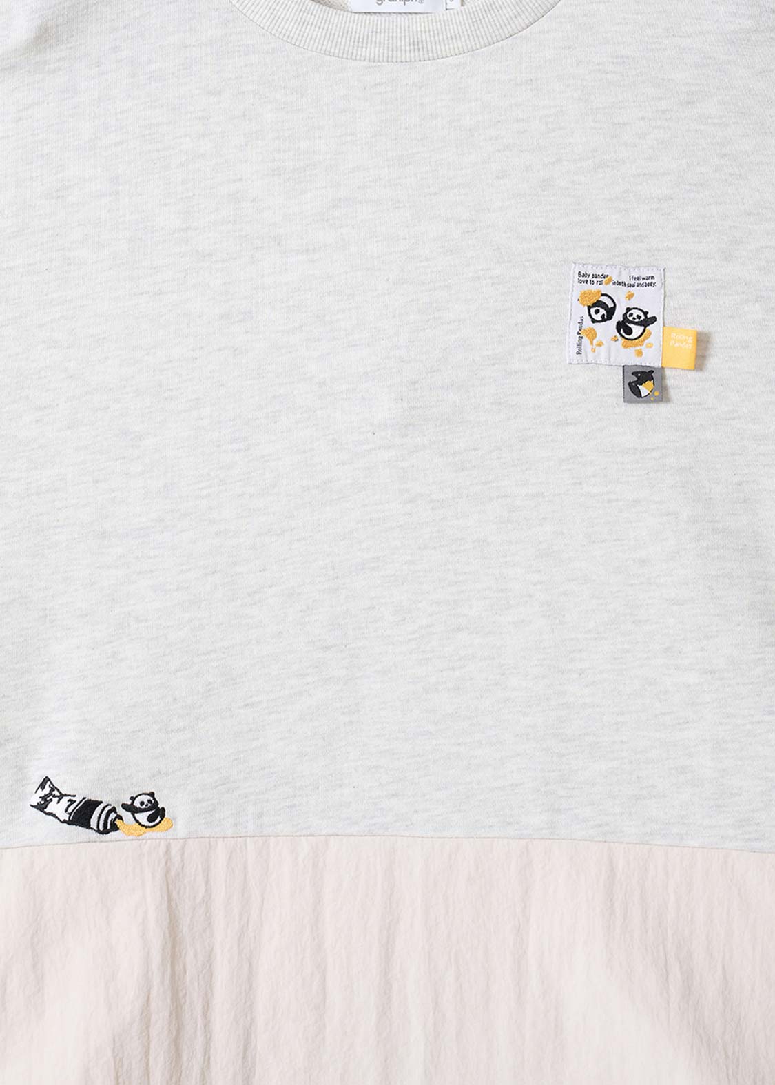 Rolling Pandas Painting | Oversized T-Shirt - Image 4