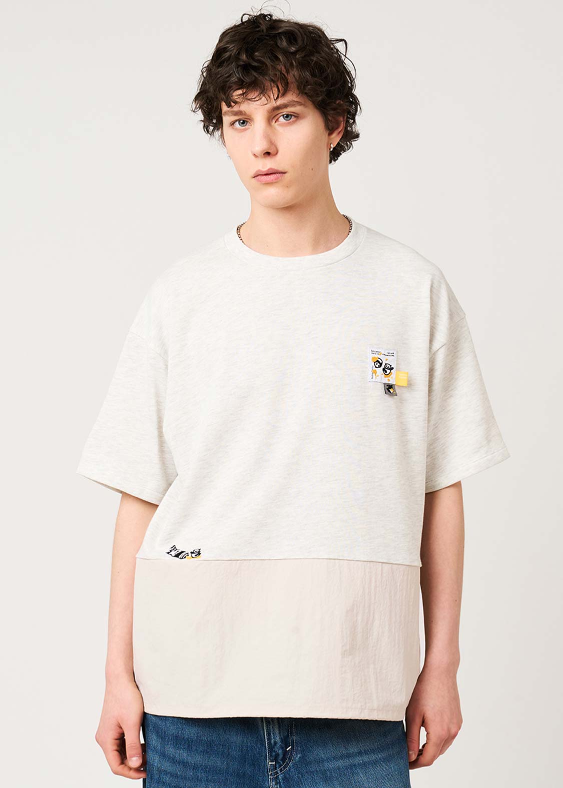 Rolling Pandas Painting | Oversized T-Shirt - Image 7