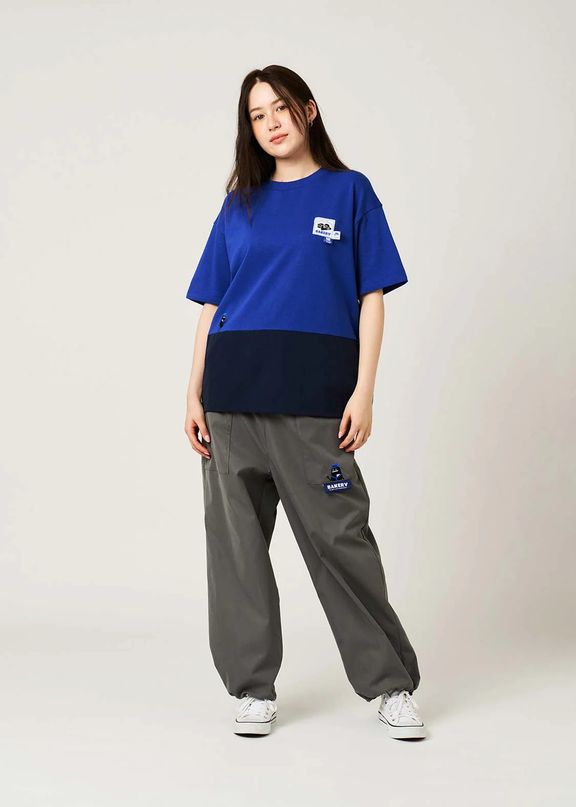 Beautiful Shadow Bakery Drawstring Blue | Oversized T-Shirt - Image 10