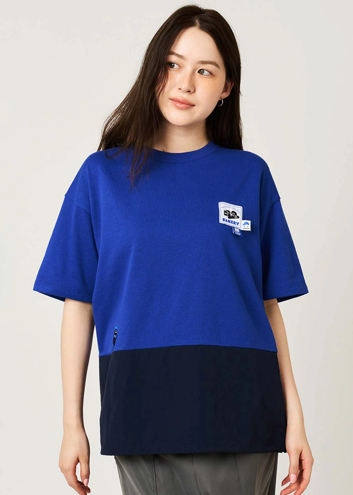 Beautiful Shadow Bakery Drawstring Blue | Oversized T-Shirt - Image 9