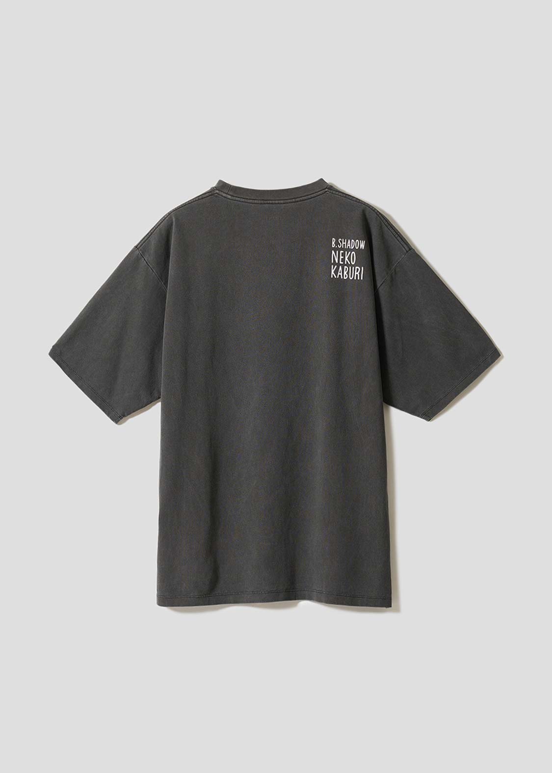 Neko Kaburi Beautiful Shadow DRK | Pigment Oversized T-Shirt - Image 2