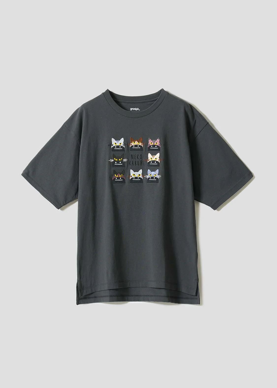 Neko Kaburi Beautiful Shadow DRK | Oversized T-Shirt