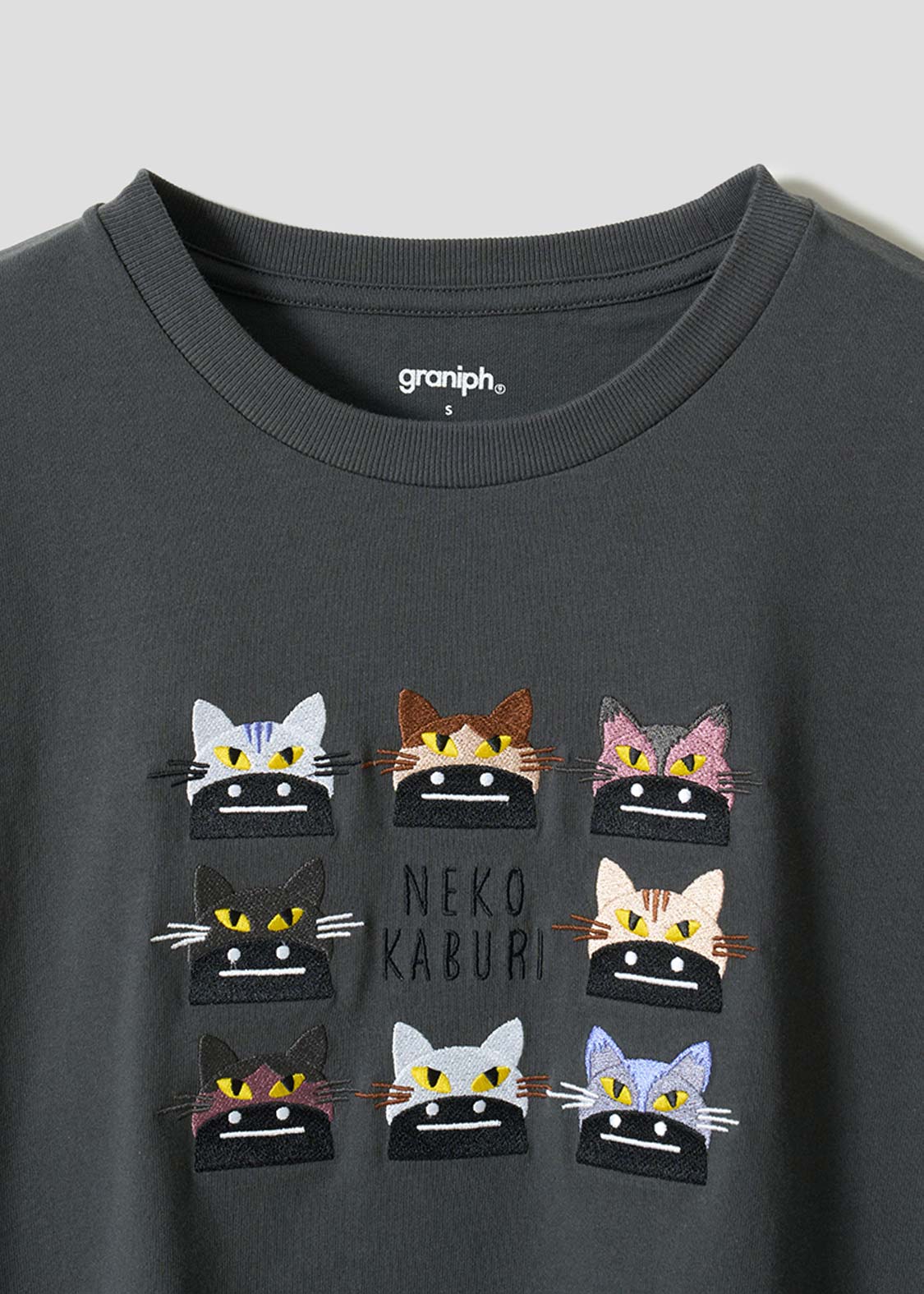 Neko Kaburi Beautiful Shadow DRK | Oversized T-Shirt - Image 3
