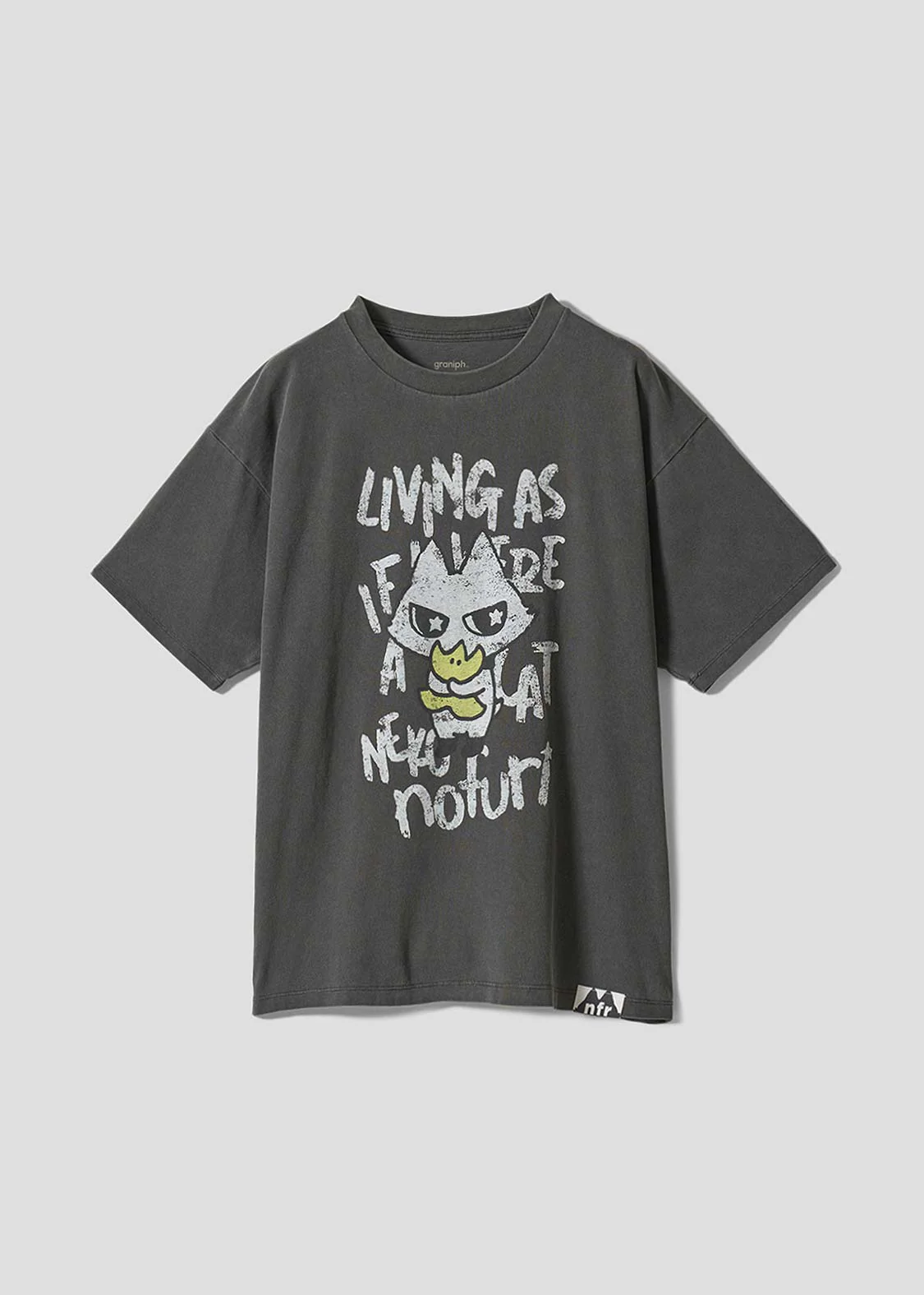Nofuri | Pigmented Big Silhouette T-Shirt