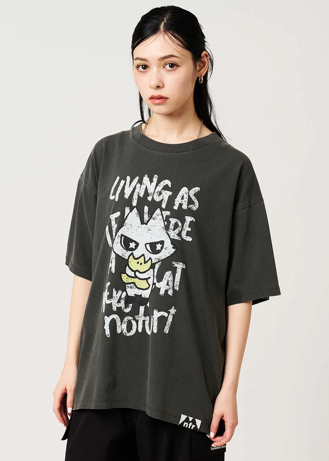 Nofuri | Pigmented Big Silhouette T-Shirt - Image 9