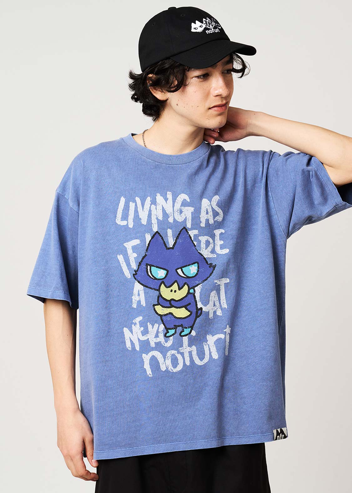 Nofuri B | Pigmented Big Silhouette T-Shirt - Image 7