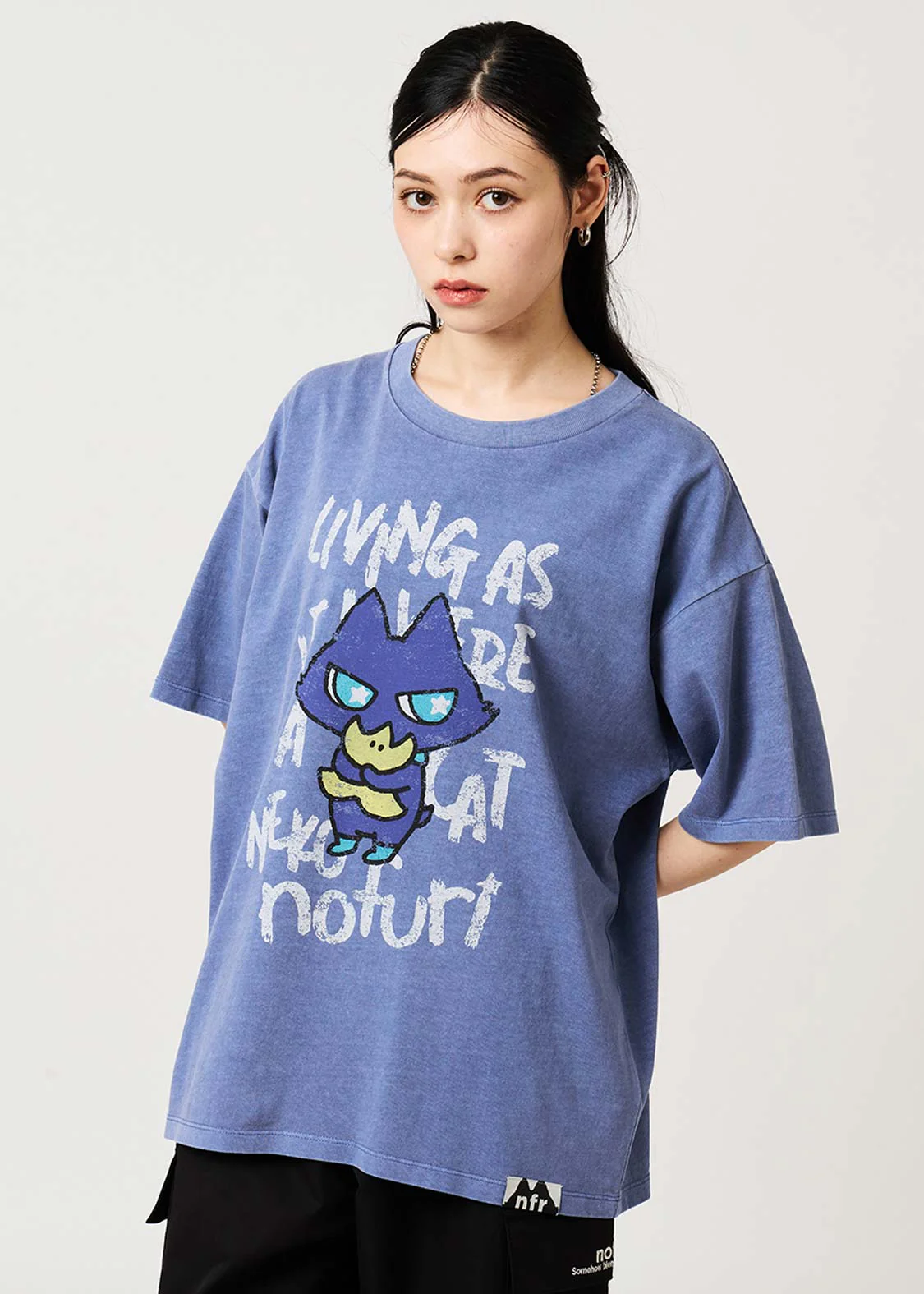 Nofuri B | Pigmented Big Silhouette T-Shirt - Image 9