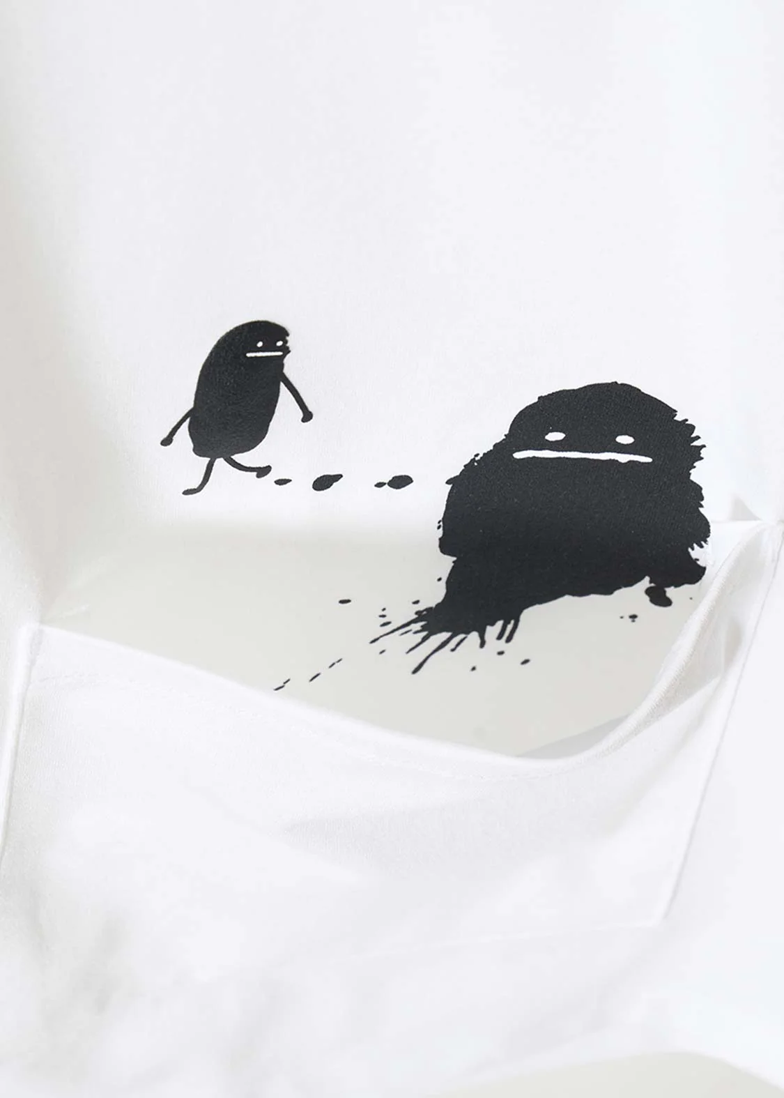 Beautiful Shadow Playful Paint | Pocket T-Shirt - Image 4
