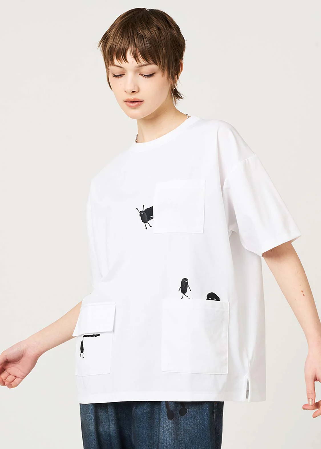 Beautiful Shadow Playful Paint | Pocket T-Shirt - Image 6