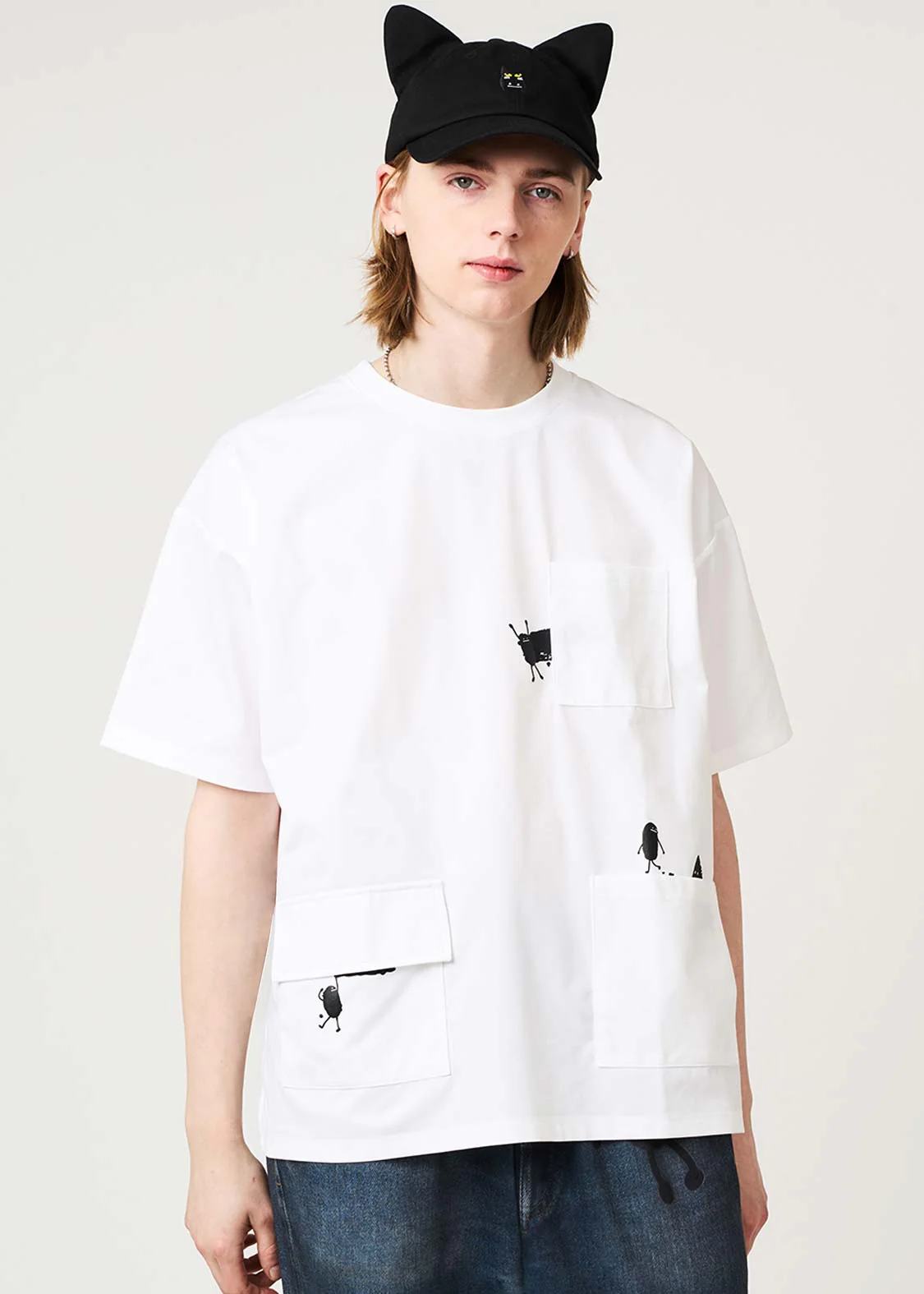 Beautiful Shadow Playful Paint | Pocket T-Shirt - Image 7