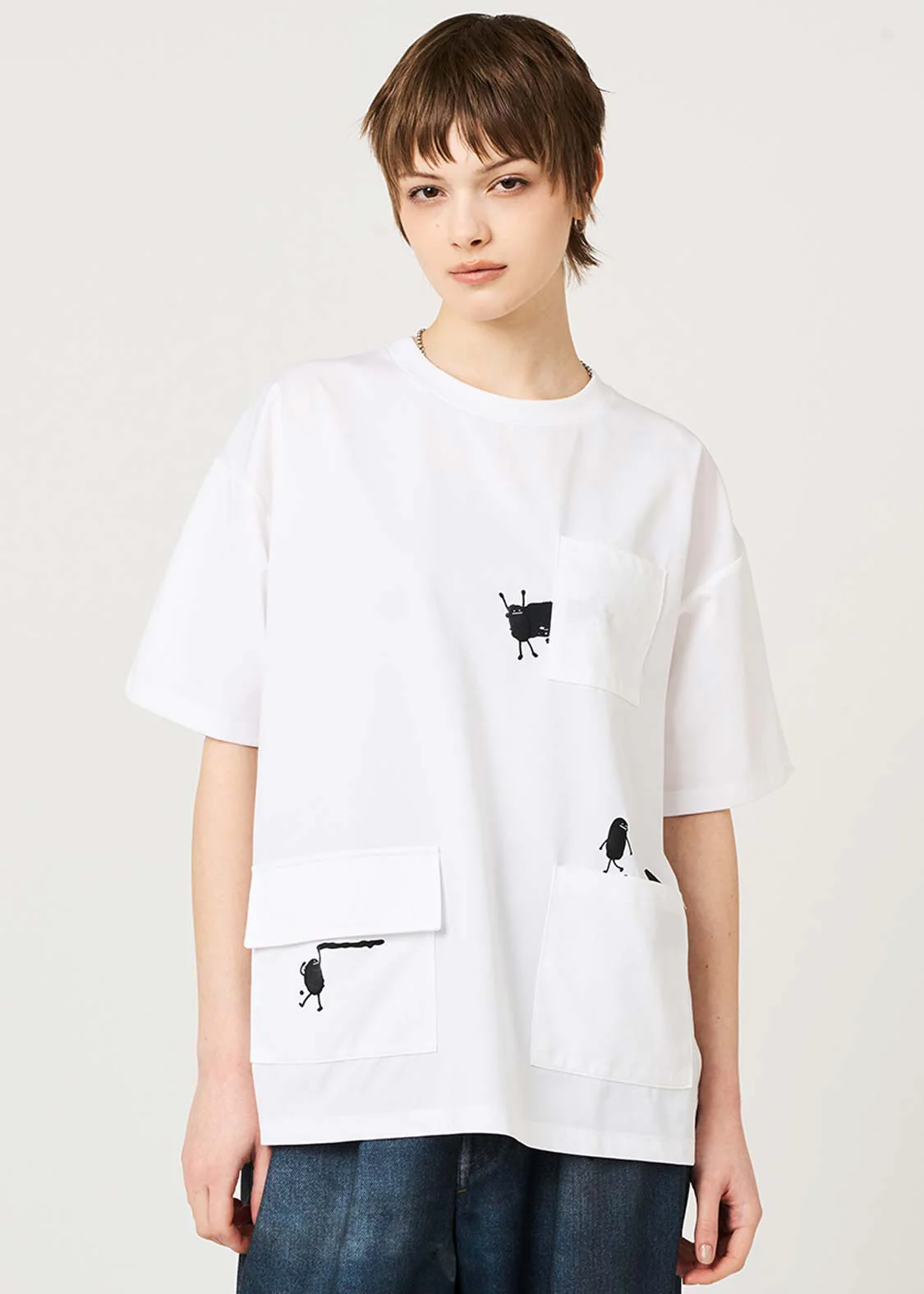 Beautiful Shadow Playful Paint | Pocket T-Shirt - Image 9