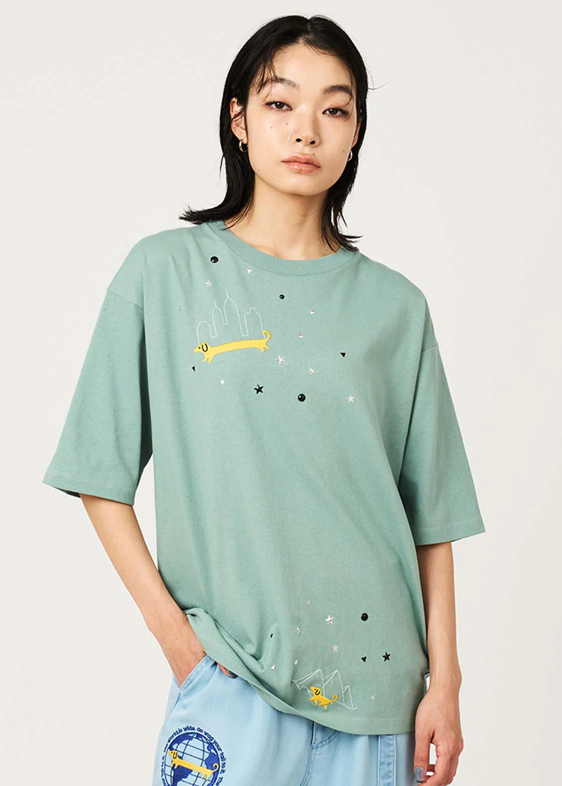 Nagasugiru Inu Wanderer Pass | Metal Chip T-Shirt - Image 6