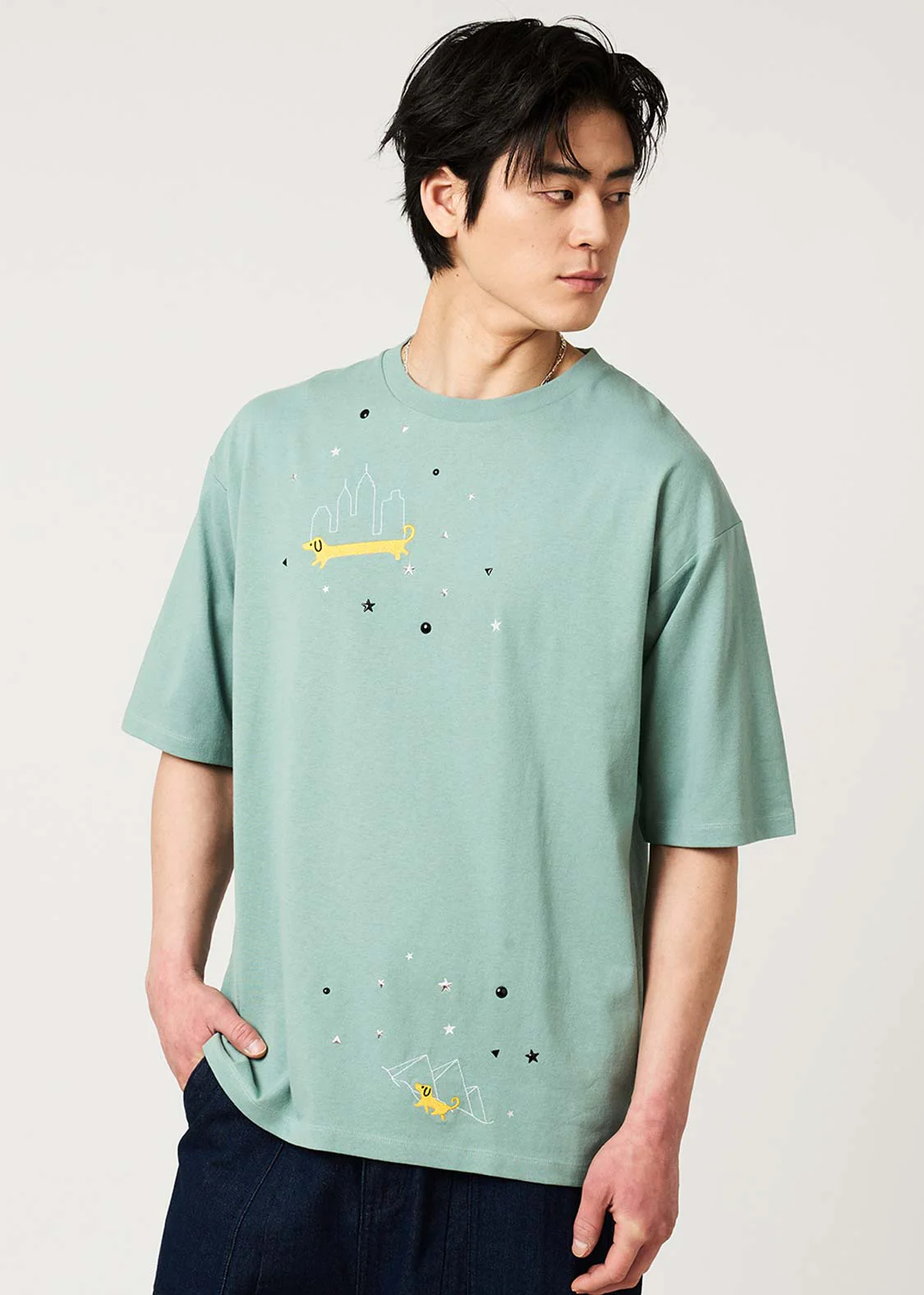 Nagasugiru Inu Wanderer Pass | Metal Chip T-Shirt - Image 7