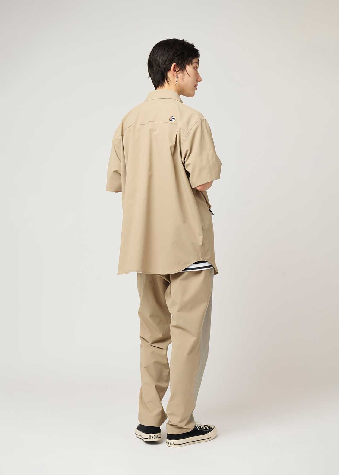 3 Pockets Short Sleeve Shirt (Rolling Pandas Cafe) - Image 2