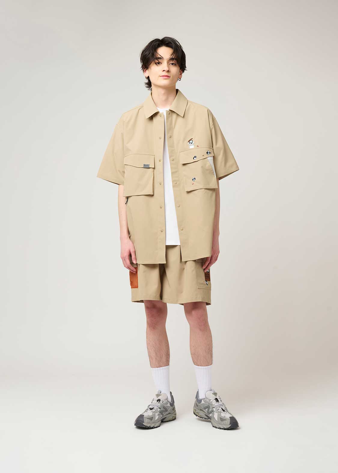 3 Pockets Short Sleeve Shirt (Rolling Pandas Cafe) - Image 9