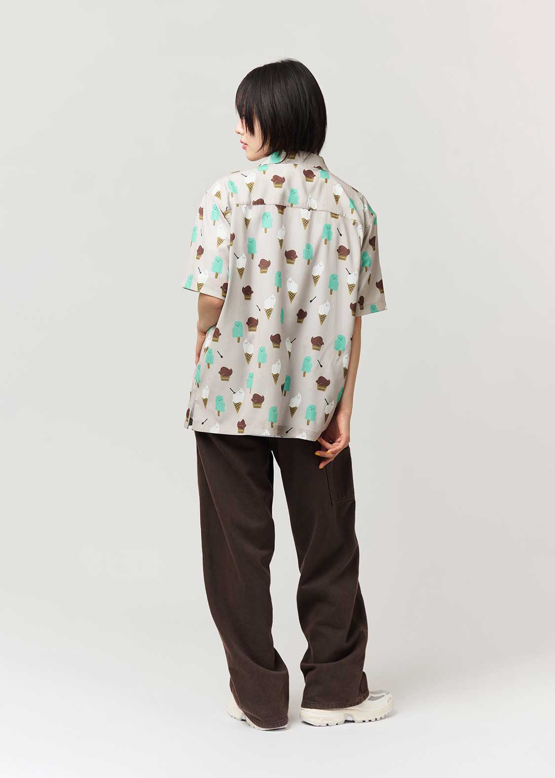 Icebonne | Big Silhouette Open Collar Shirt - Image 10