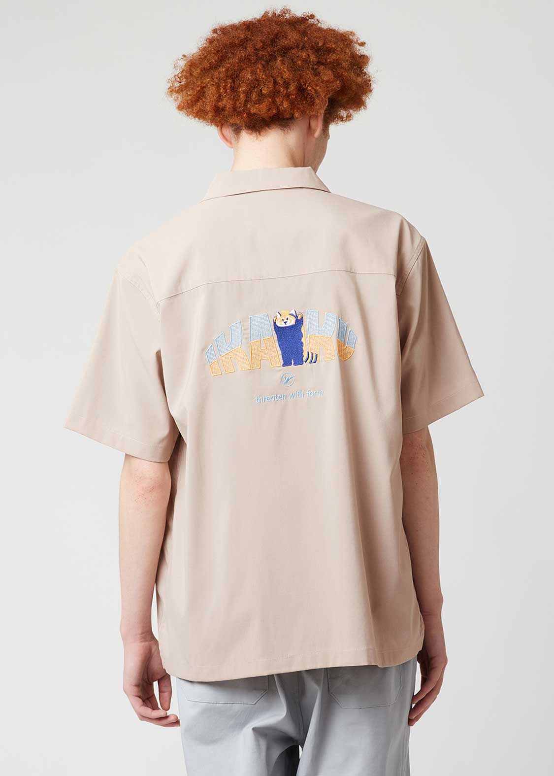 Ikaku | Linen Touch Open Collar Shirt - Image 7