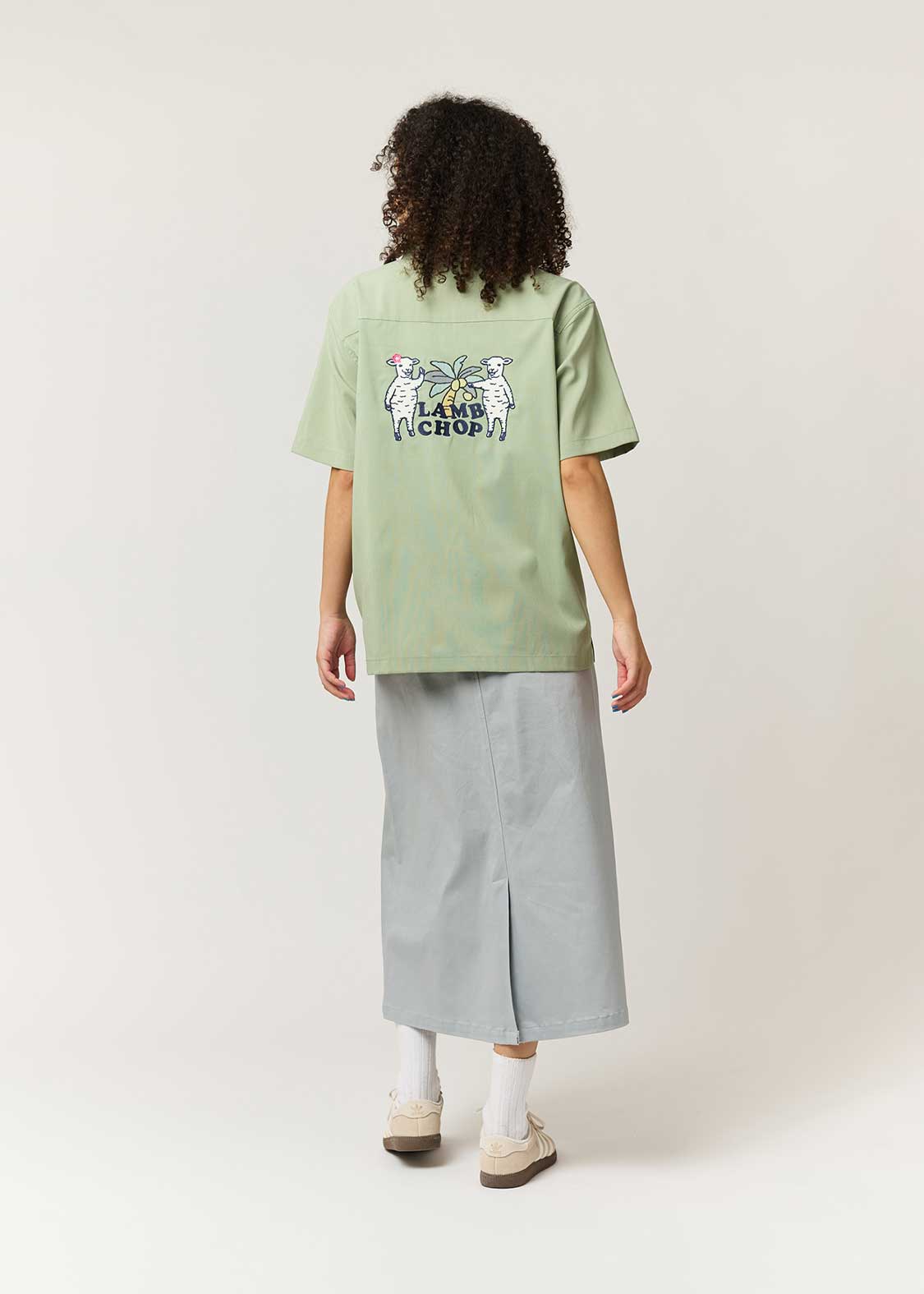Lambchop | Linen Touch Open Collar Shirt - Image 10