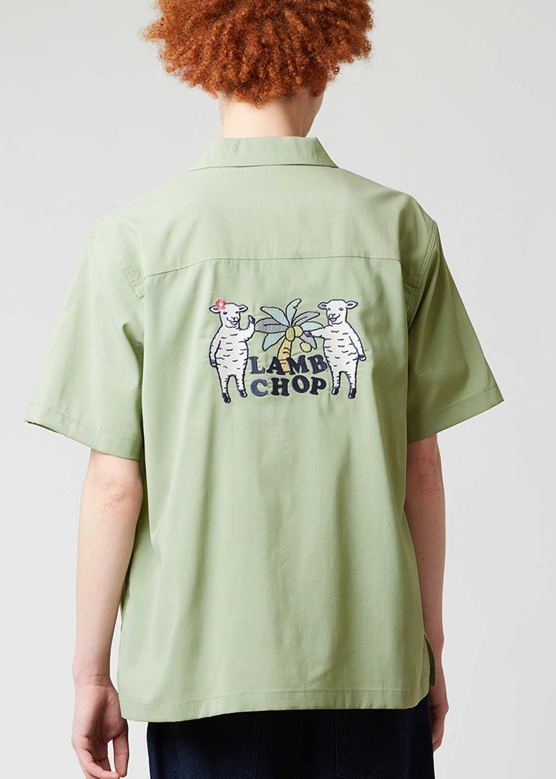 Lambchop | Linen Touch Open Collar Shirt - Image 6