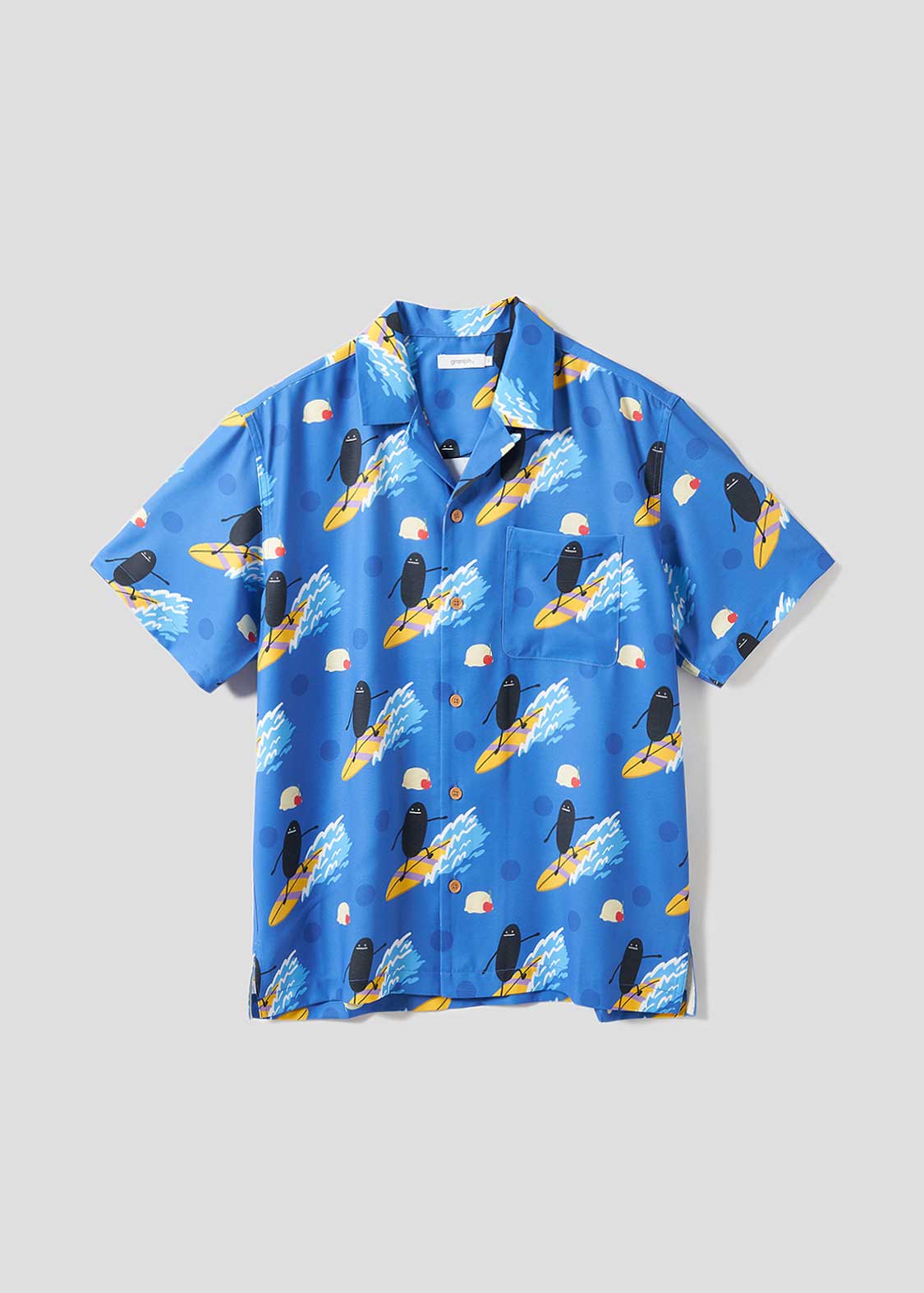 Beautiful Shadow Soda Surf | Open Collar Aloha Shirt