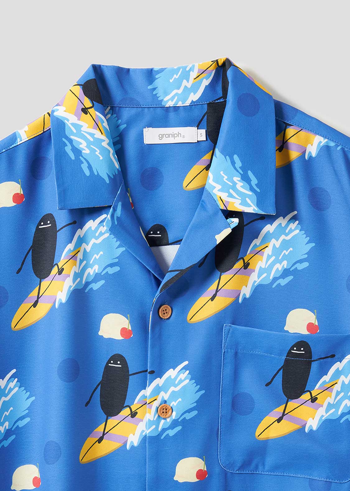 Beautiful Shadow Soda Surf | Open Collar Aloha Shirt - Image 3
