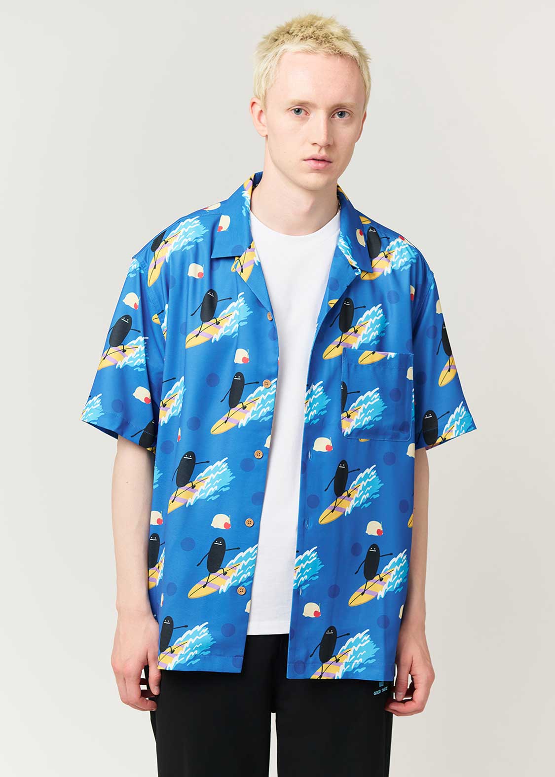 Beautiful Shadow Soda Surf | Open Collar Aloha Shirt - Image 7