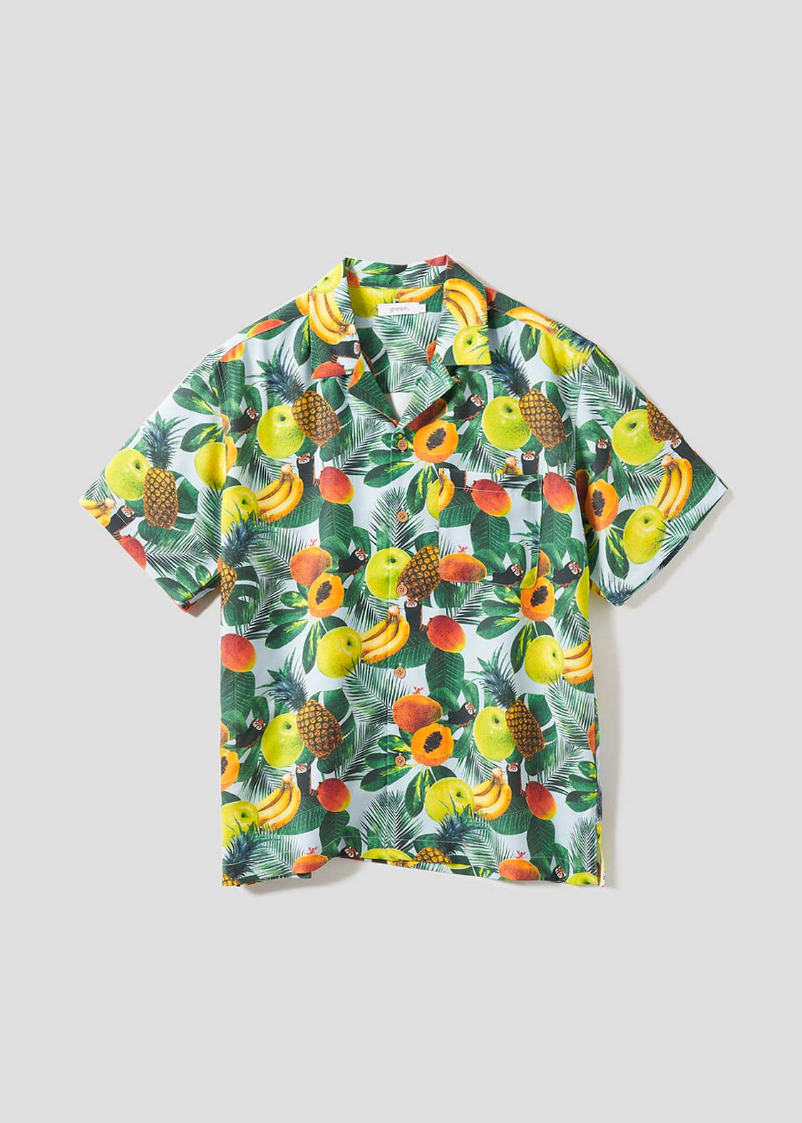 Ikaku | Open Collar Aloha Shirt