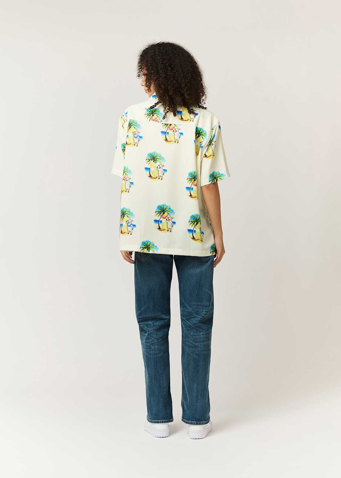 Lamb Chop Surf | Open Collar Aloha Shirt - Image 10